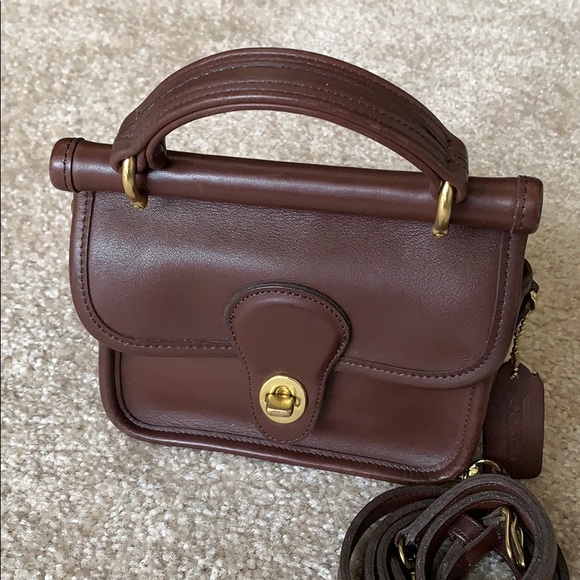 SOLD! Mini Coach Vintage Winnie Willis Handbag - Picture 4 of 11